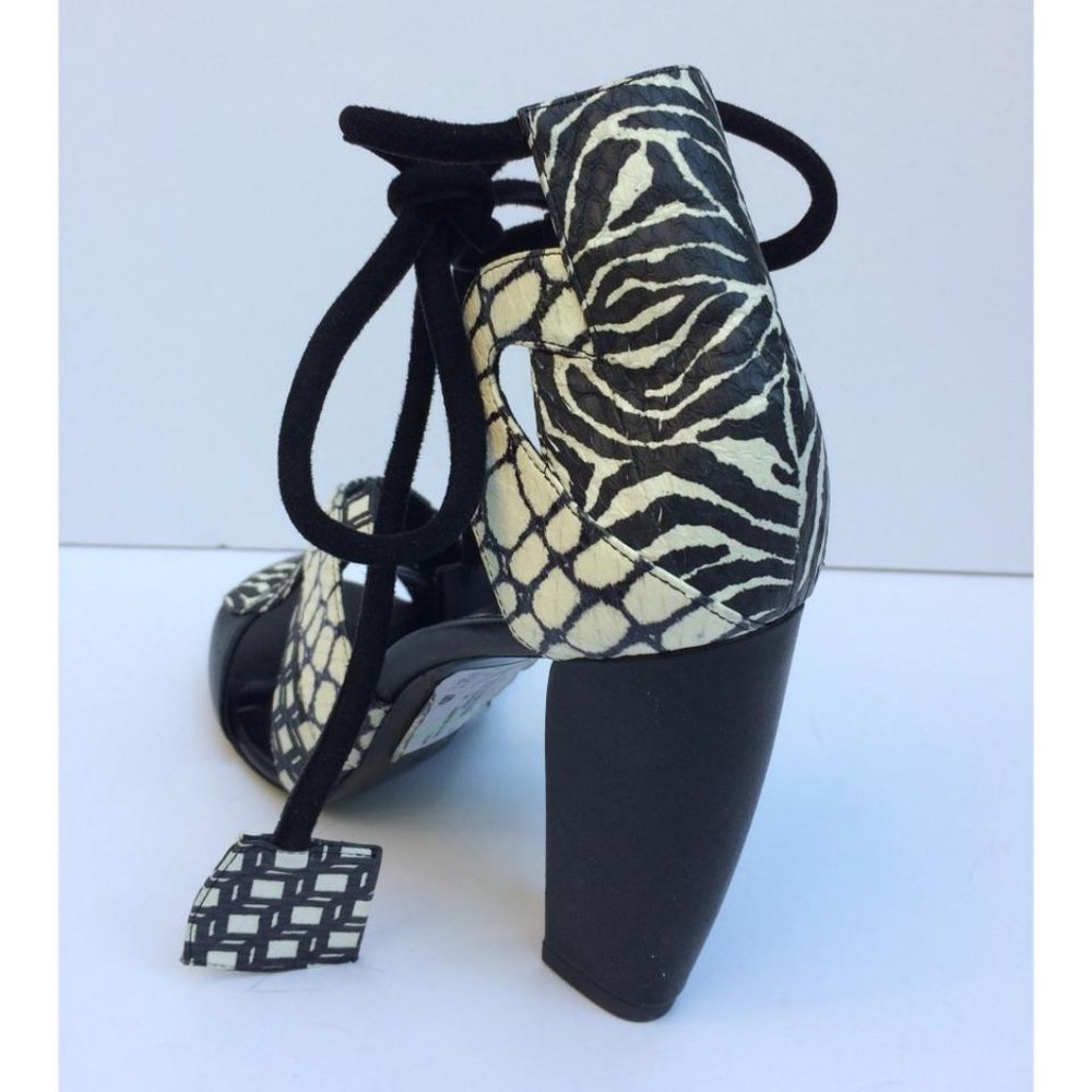 Pierre Hardy Python Leather Ankle Cuff Sandal 41e… - image 8